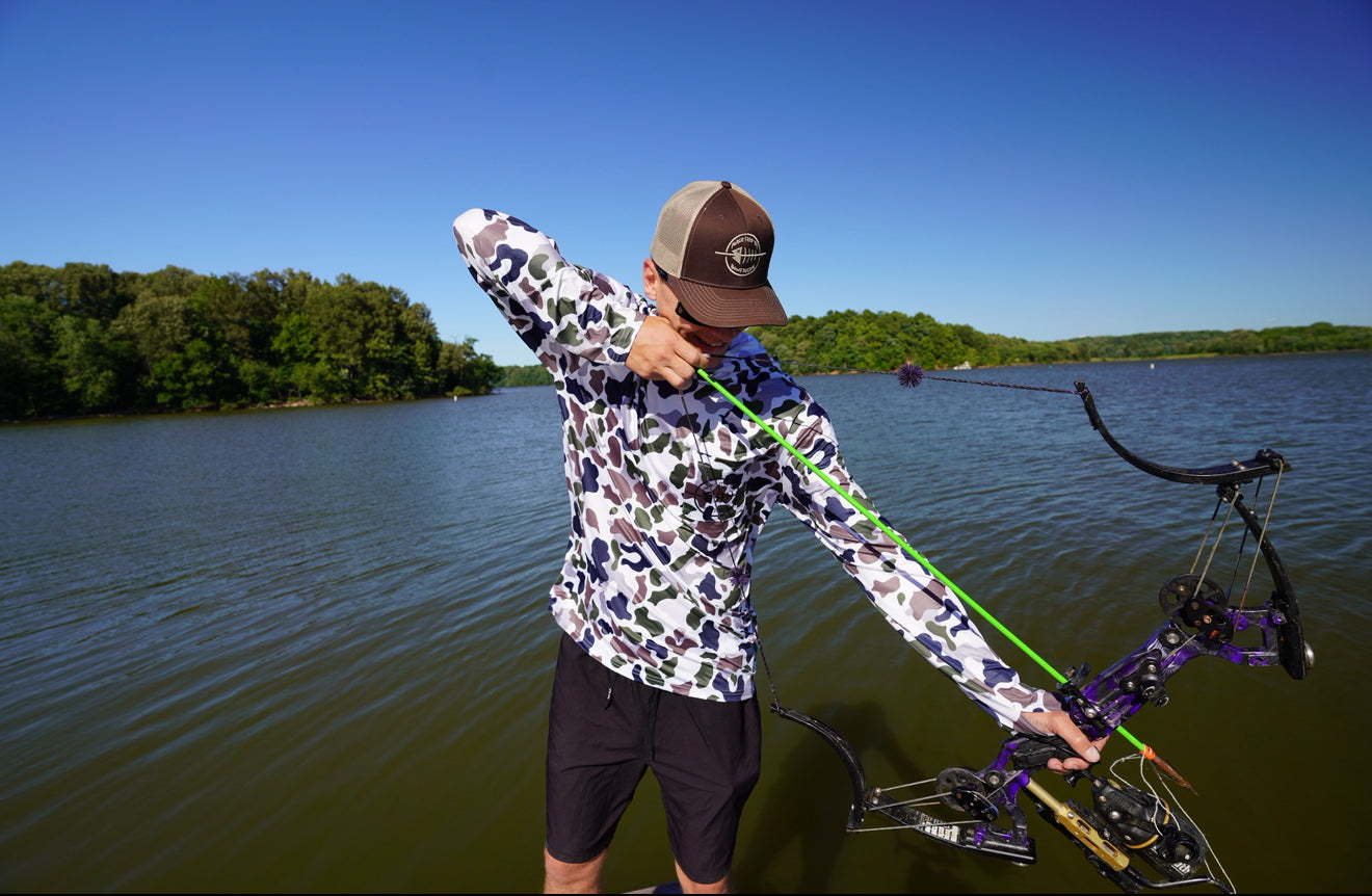 New Force Feed'em Performance Hoodie White Camo