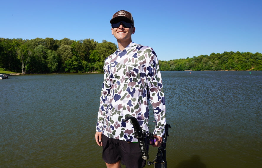 New Force Feed'em Performance Hoodie White Camo