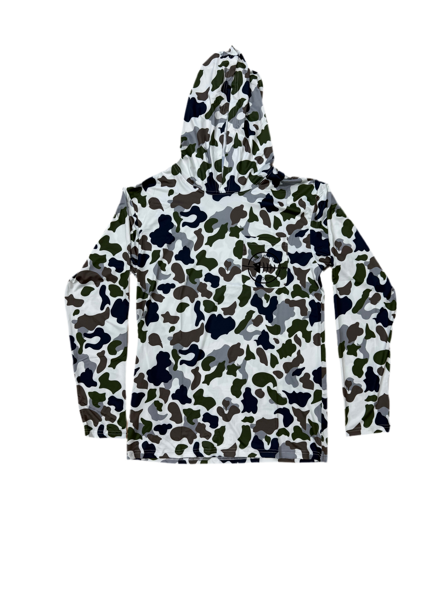 New Force Feed'em Performance Hoodie White Camo