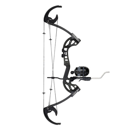Muzzy Deviant Bowfishing Pro Kit – Complete Hybrid Bow Package w/ Reel, Arrow, Line & More | Force Feed’em