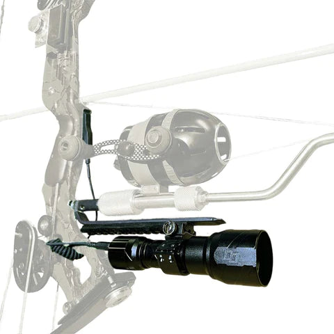 bow fishing pole OutRigger Outdoors Bowfishing Light and Mount – Force Feed'em Bowfishing