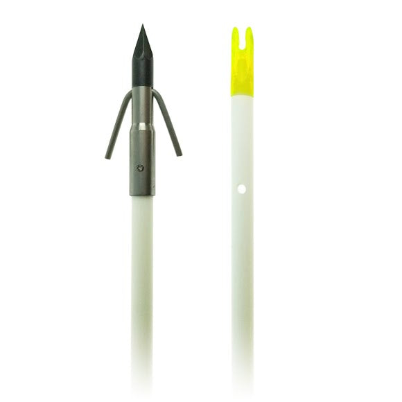 Carp Point Classic White Fish Arrow - Force Feed'em Bowfishing
