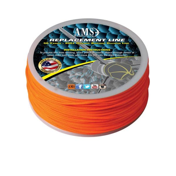 AMS Bowfishing Line- 50 Yards - Force Feed'em Bowfishing