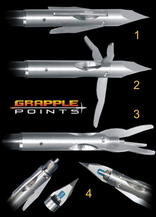 3 Barb Grapple Arrow - Force Feed'em Bowfishing