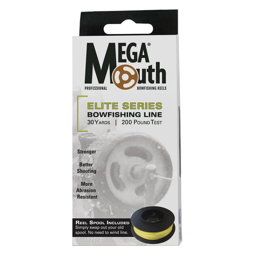 Megamouth 1.0 #200 Line- 30 Yards - Force Feed'em Bowfishing