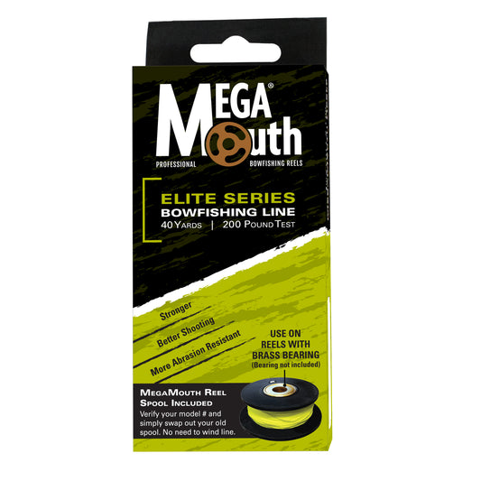 Megamouth 2.0 #200 Elite Line- 40 Yards - Force Feed'em Bowfishing