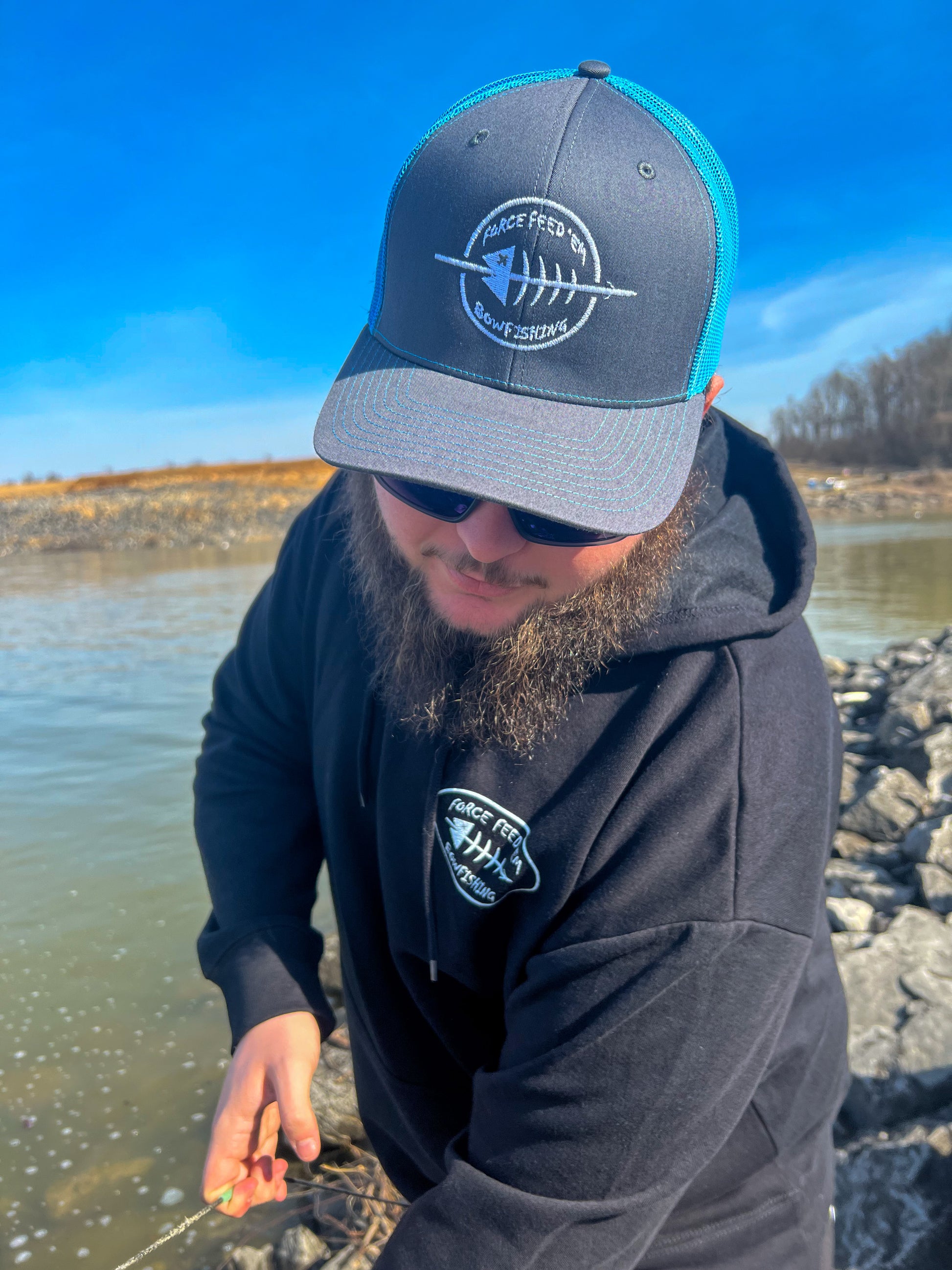 New Force Feed’em Bowfishing Hoodie - Force Feed'em Bowfishing