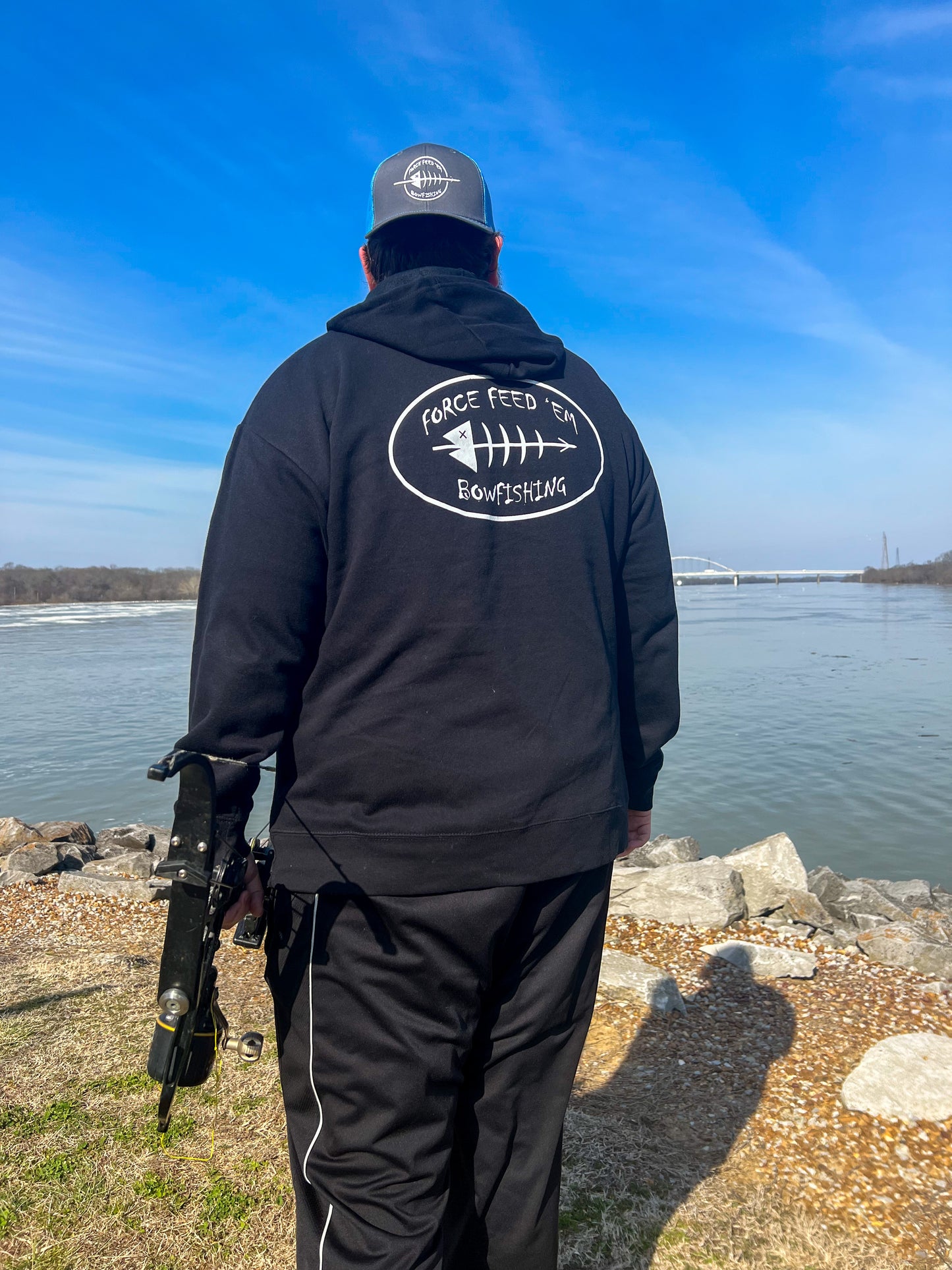 New Force Feed’em Bowfishing Hoodie - Force Feed'em Bowfishing
