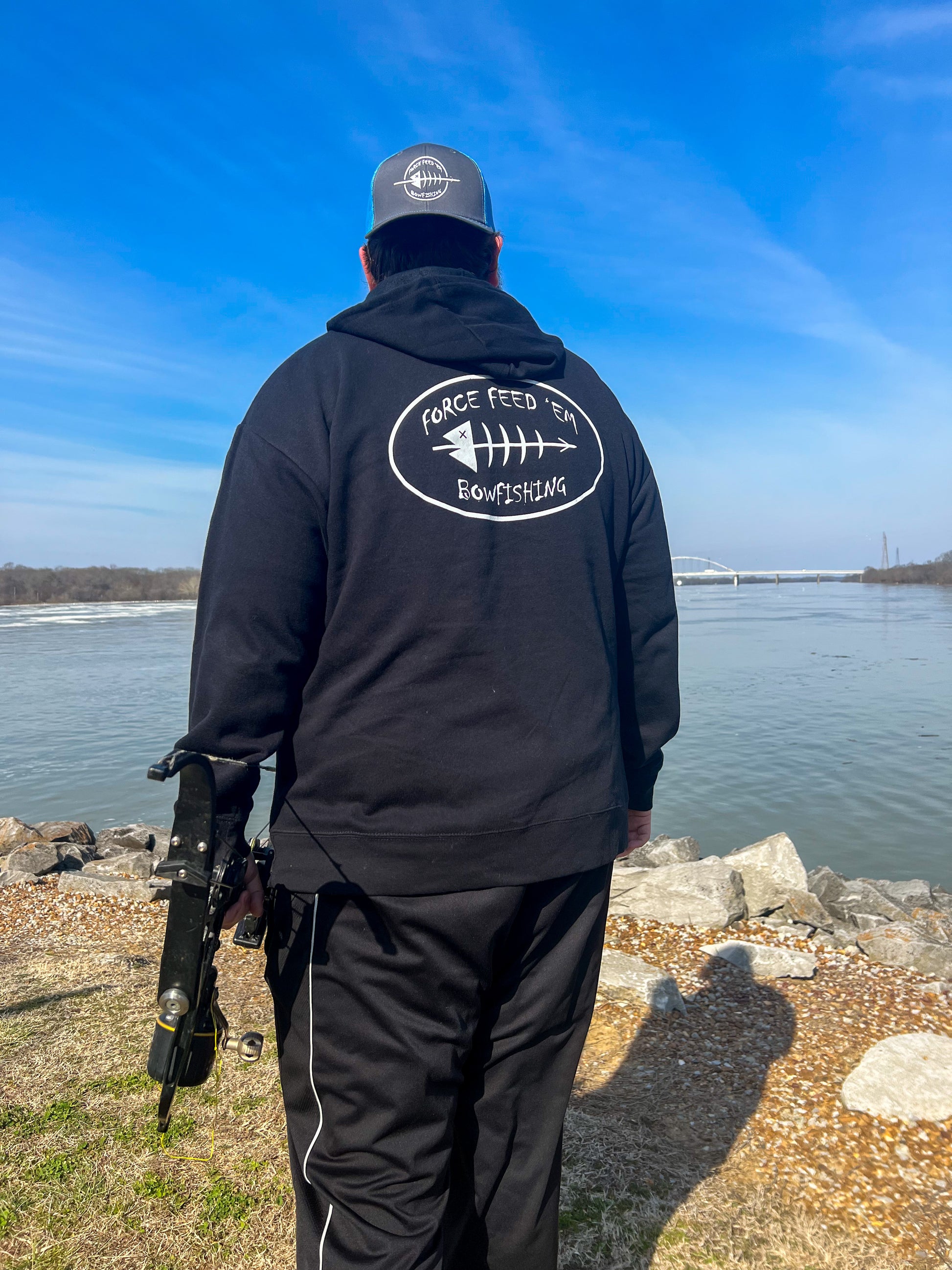 New Force Feed’em Bowfishing Hoodie - Force Feed'em Bowfishing