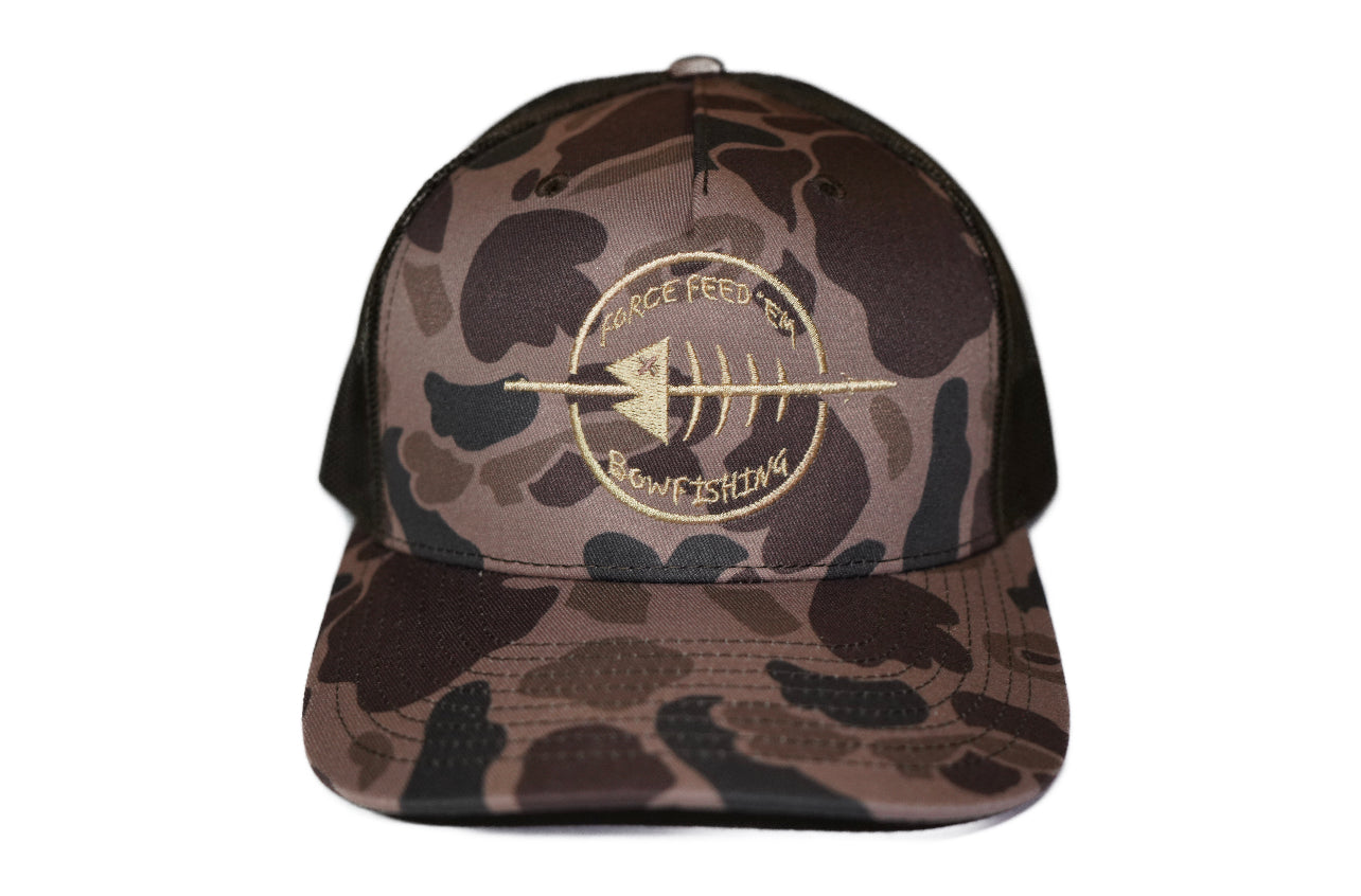 New Force Feed'em Fall 2023 Old Duck Camo Hat Drop