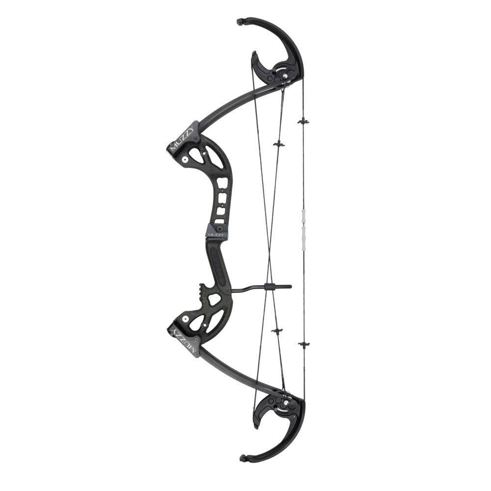 Muzzy Deviant Hybrid Lever-Cam Bowfishing Bow – Adjustable 15–50 lb Draw Weight | Force Feed’em
