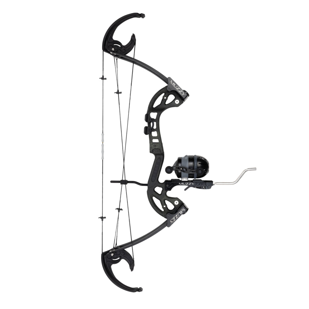 Muzzy Deviant Bowfishing Pro Kit – Complete Hybrid Bow Package w/ Reel, Arrow, Line & More | Force Feed’em