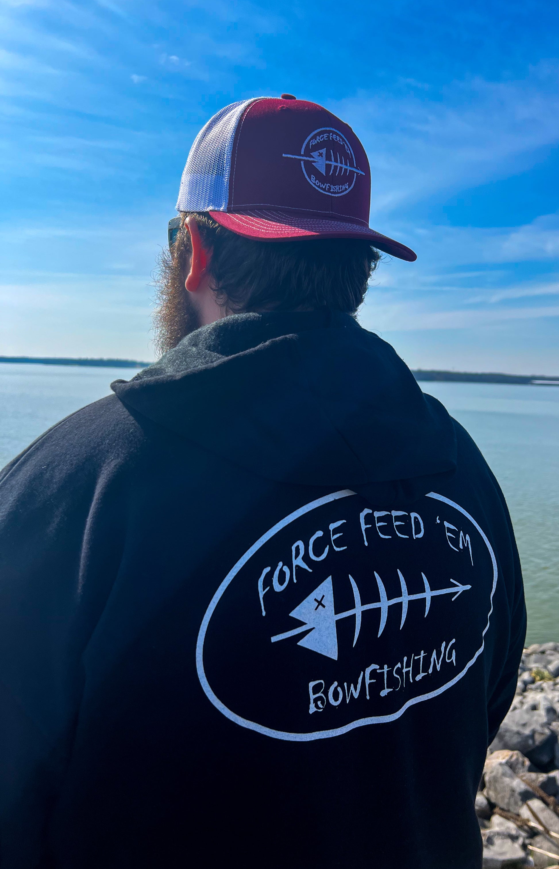 New Force Feed’em Bowfishing Hoodie - Force Feed'em Bowfishing